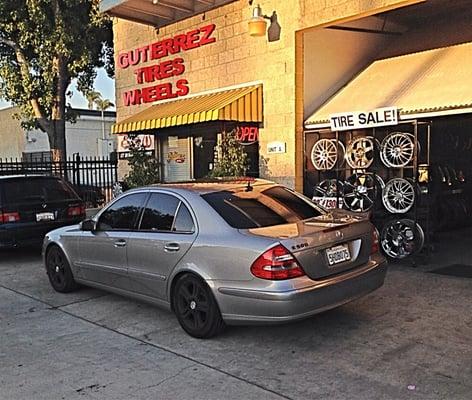 Gutierrez Tire and Wheel Shop in Uptown Whittier.