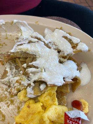 here are the chilaquiles