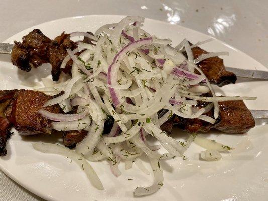 Veal Liver Kebab