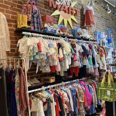 We carry vintage kids clothing from newborn to preteen Y2K... and adding womens too!