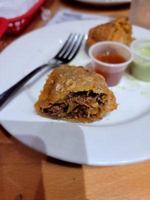 El Toro. Oxtail Empanada. Best of the evening