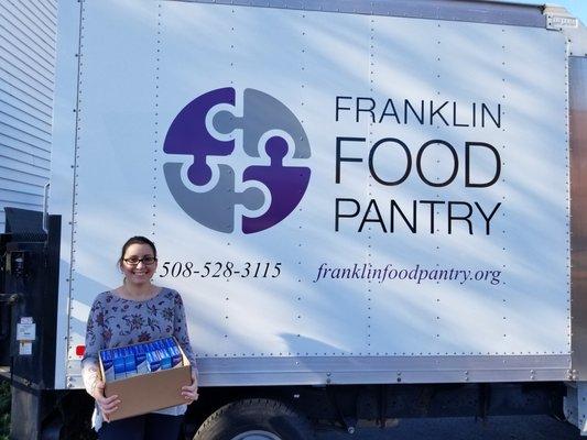 Supporting the Franklin Food Pantry