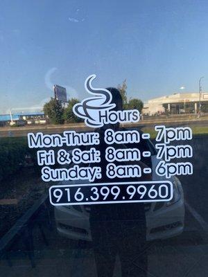 New hours