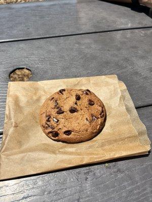 Gluten free-vegan chocolate chip cookie