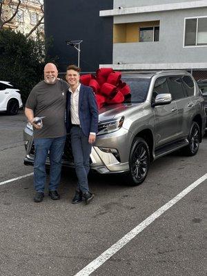 One more happy camper from Jim Falk Lexus of Beverly Hills!