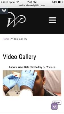 Great website! Celebrity video gallery @ Wallace of Beverly Hills