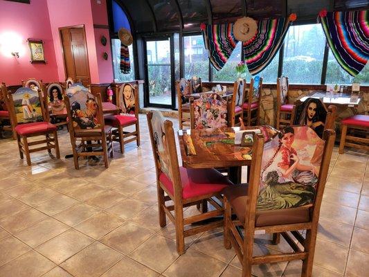 Interior of the restaurant