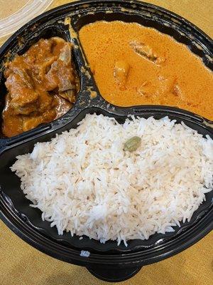 Non veg lunch box (also includes separate lentils)