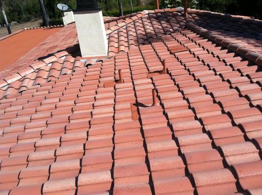 New Eagle Tile roof in Poway