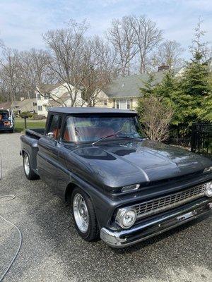 Exterior detailing on a c10 classic