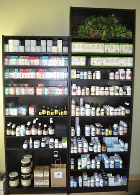 Each visit includes a customized treatment plan, so we stock physician-quality natural medicines for all your treatment needs.