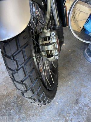 Shinko 705s on my Triumph Scrambler 1200xc