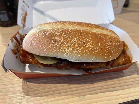 The infamous McRib