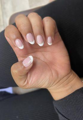 French Tip Gel Manicure