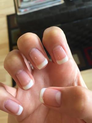 Gel French manicure