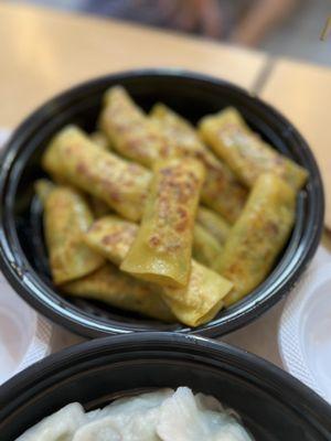 Pork Shrimp and Chinese Chive Fried Dumpling