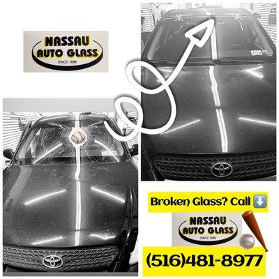 All insurance companies accepted, just tell them you want Nassau Auto Glass!! (516) 481-8977