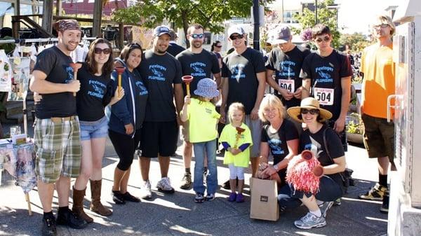 Team Favinger Plumbing at the Bellingham Traverse 2012