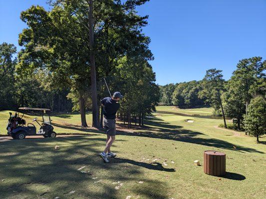 8th hole, white tees.