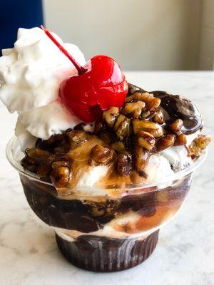 Bourbon ball bliss sundae