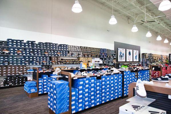 Athletic Shoes Section of Store