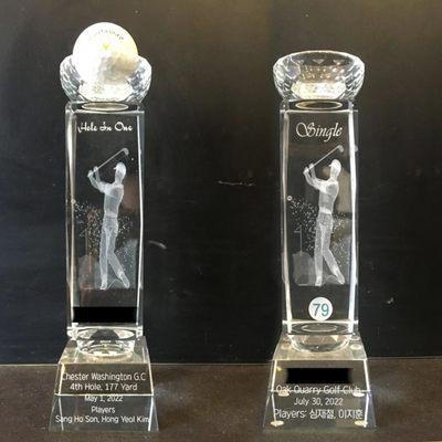 #Crystal Trophy
 #Golf Trophy