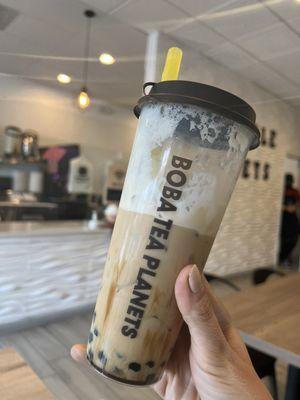 Brown sugar milk tea