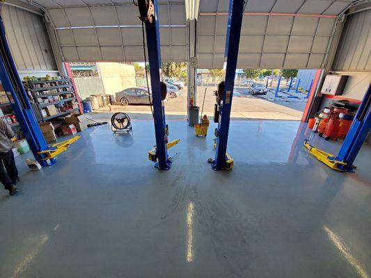 Akins Auto Repair 2nd Building Maintenance floor