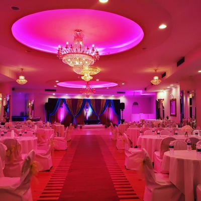 Whether the theme is Arabian Nights, Asian weddings or a bridal shower, the hall has an ambience to facilitate any occasion and more.