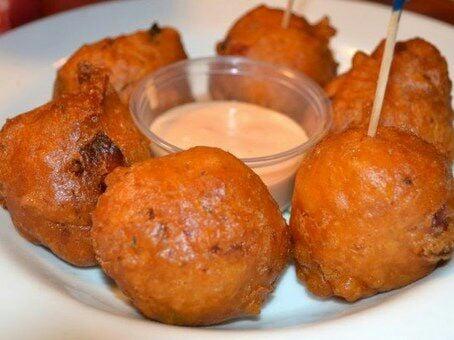 Fresh Bahamian Conch fritters