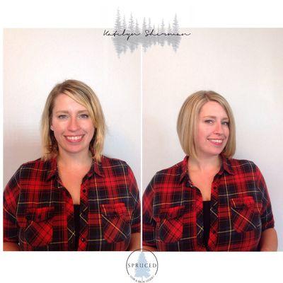 Highlights and cut by Katelyn