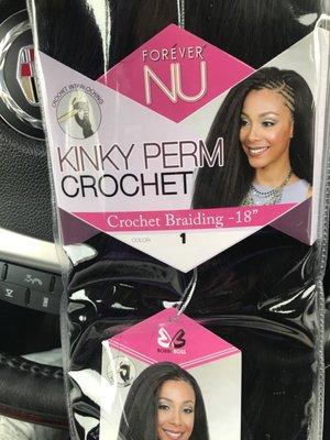 Straight hair crochet