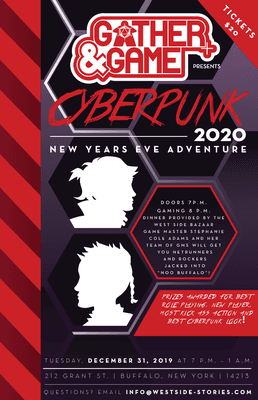 Ring in 2020 with our  Cyberpunk 2020 New Years Eve Game