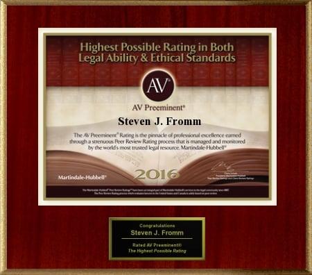 Philadelphia Estate and Tax Attorney AV Preeminent Rating: Highest Possible Rating in Both Legal Ability & Ethical Standards