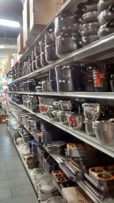 You name it! protective/non coated, etc. Highly recommend as a great place to start your cookware collection. BEST prices in 11223 area