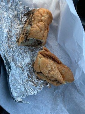 Steak and cheese sub