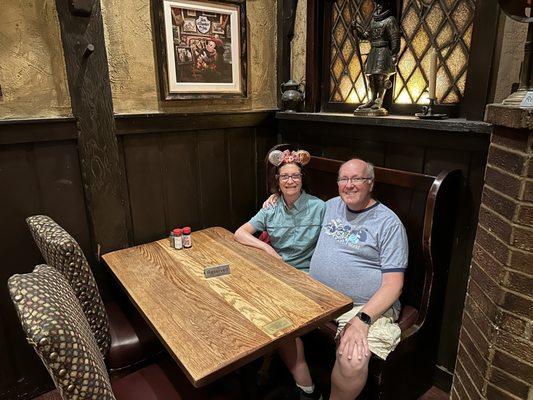 Walt's table at Tom O Shanty