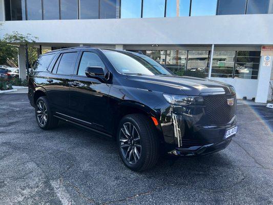 2022 Black on Black Cadillac Escalade SUV