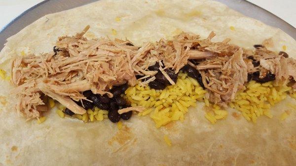 Shredded Pork Burrito