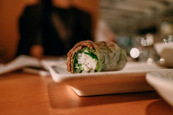 Lemongrass Beef Roll