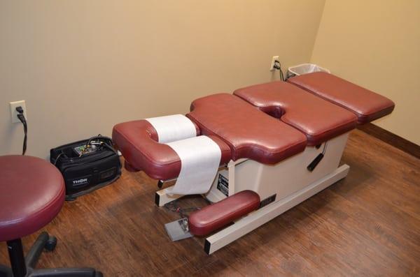 We have five treatment rooms at SRCNC, one of them offers Laser light therapy