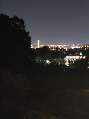 Beautiful night view of Washington Monument