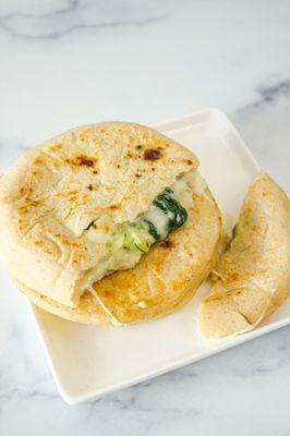 Veggie and Cheese Pupusa a gluten free snack!