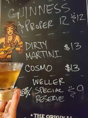 Dirty martini!