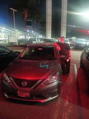 My new ride!  2018 Nissan Sentra.  Thanks Blanca, Leonor and the whole crew!