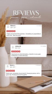 Cliente reviews