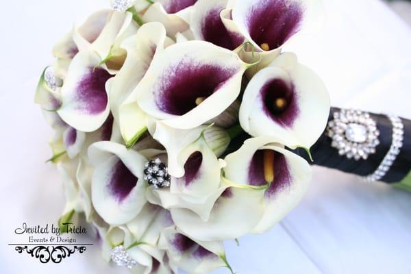 Calla lily bridal bouquet by Invited by Tricia