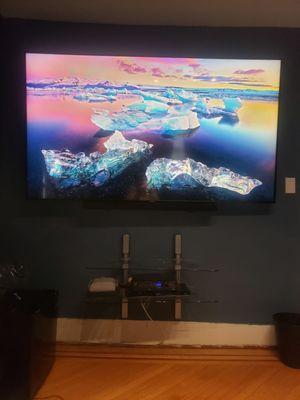 82 inch Samsung QLED.