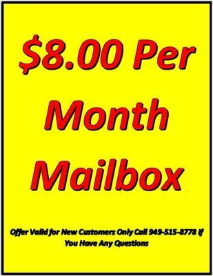 Great special on mailboxes