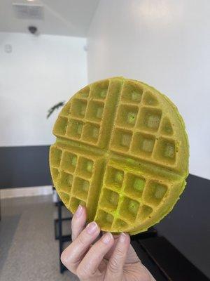 Coconut Pandan Waffle